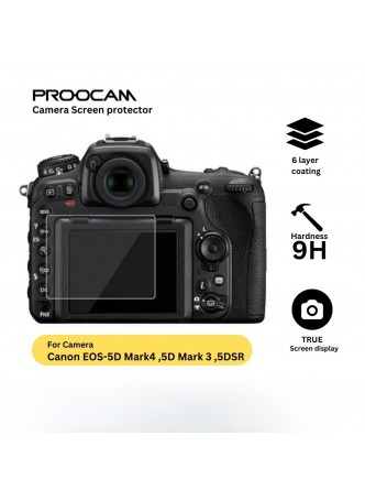 PROOCAM SPC-5DM4 GLASS SCREEN PROTECTOR FOR CANON 5DM4 5DM3 5DSR 5DS